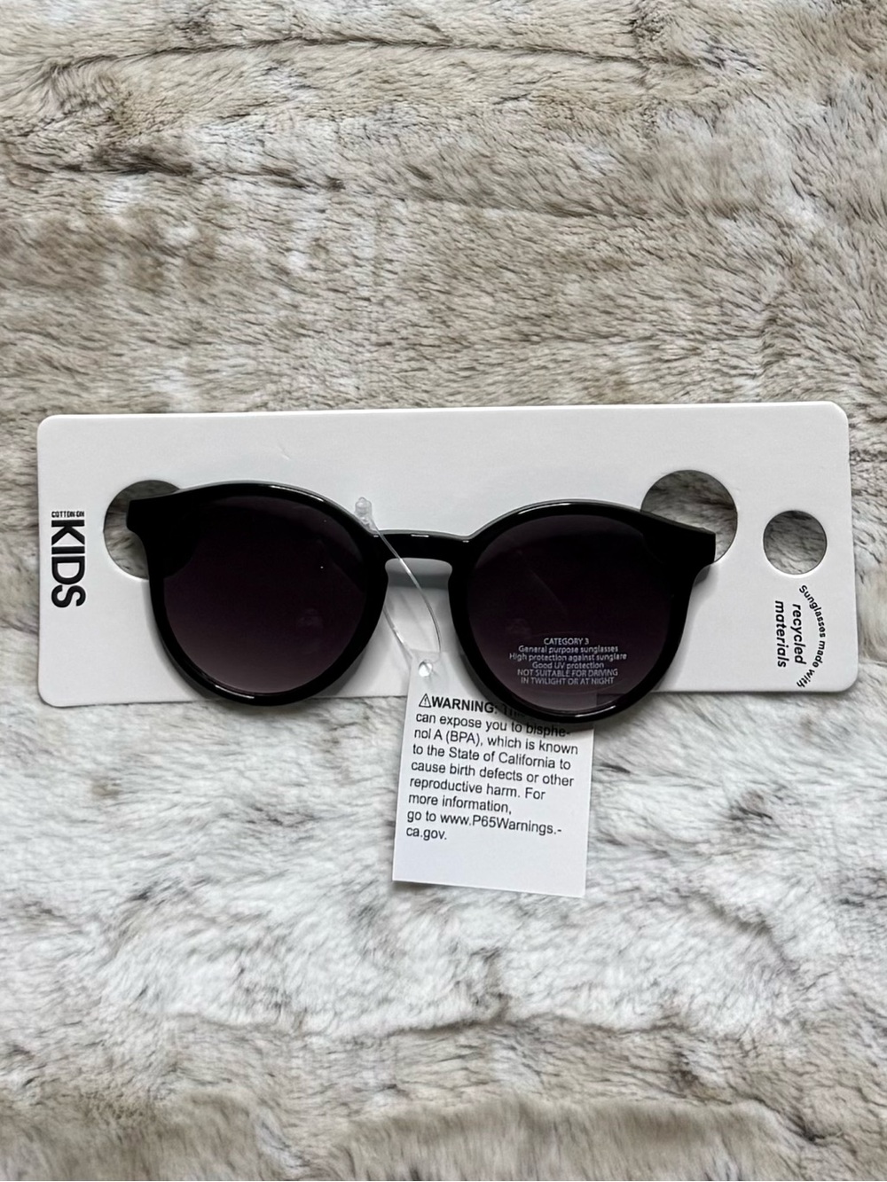 *NWT* Cotton On Kids’ Black Round Sunglasses